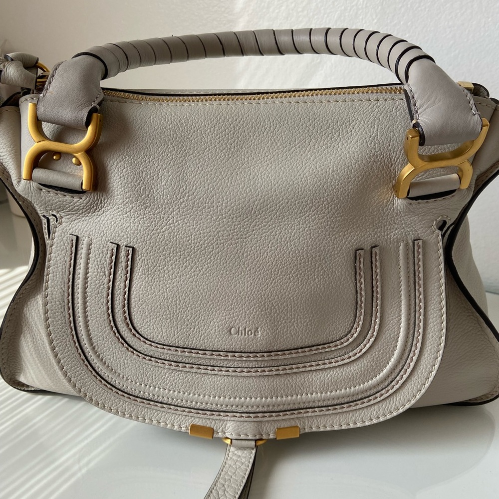 Chloe Marcie leather satchel